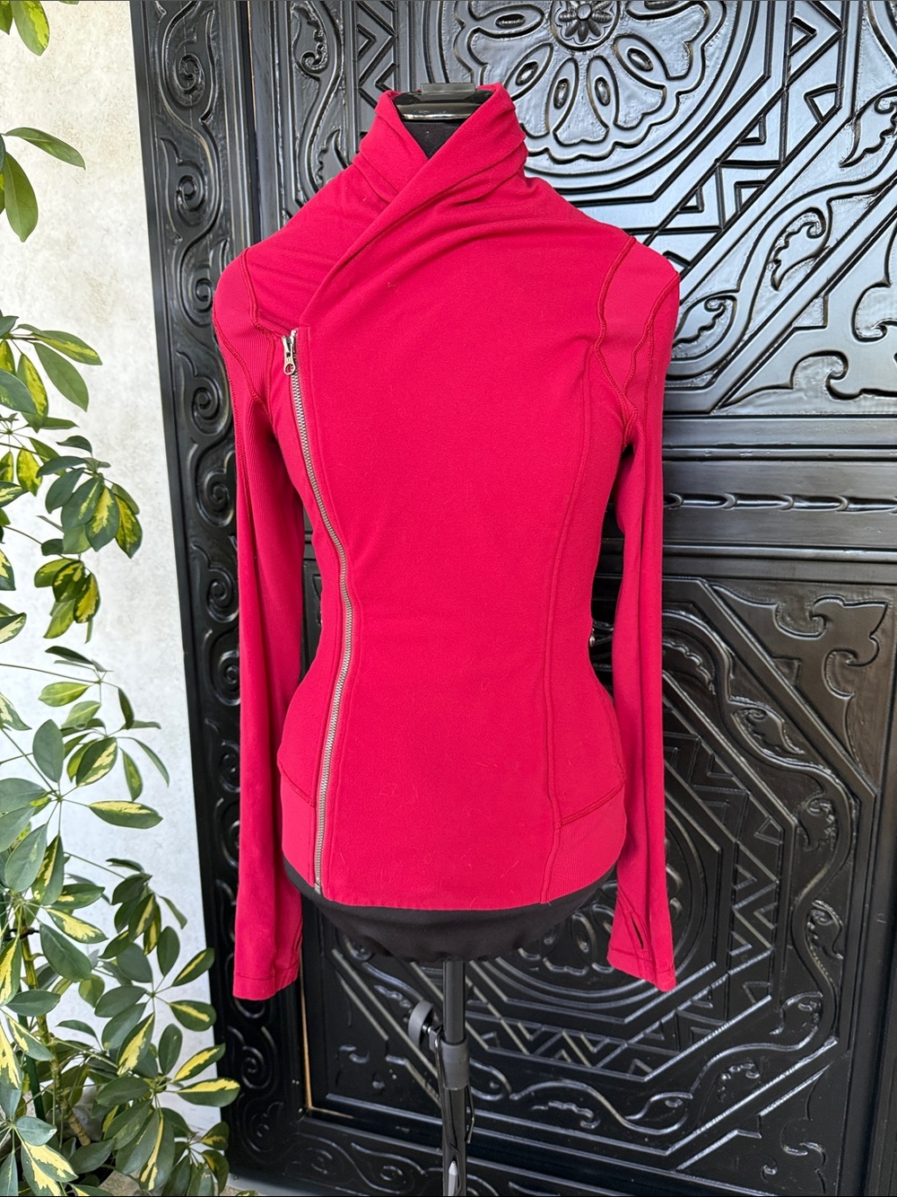 Women's Asymmetrical Zip Fitted Jacket